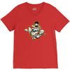 lets rock!!! black V-Neck Tee