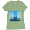 Winter (a214) Ladies Fitted T-Shirt