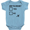are you drunk check Baby Onesie