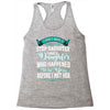 i don't have stepdaughter funny gift for stepdad. Racerback Tank