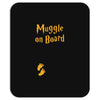 Muggle On Board Orange Mousepad