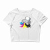 printer Crop Top