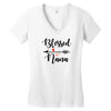 Blessed Nana Women's V-Neck T-Shirt