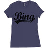 bing Ladies Fitted T-Shirt