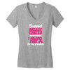 I Wear Pink For My Grandma Women's V-Neck T-Shirt
