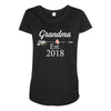 Grandma est.2018 Maternity Scoop Neck T-shirt