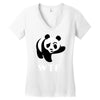 wtf panda Women's V-Neck T-Shirt