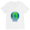the green frog V-Neck Tee