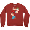 popeye spinach retro mens funny Crewneck Sweatshirt