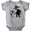 cat vs mouse Baby Bodysuit