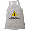 not found Racerback Tank