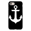 anchor black sailor vintage style navy nautical iPhone 8