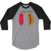 what up dog ketchup hot dog 3/4 Sleeve Shirt