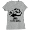 New Dad 2018 Rokie Dept. Ladies Fitted T-Shirt