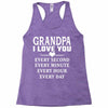 I Love You Grandpa Racerback Tank