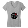 Gone (f89) Women's V-Neck T-Shirt