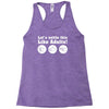 rock paper scissors Racerback Tank
