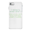 i before e grammar rule iPhone 7 Case