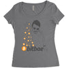 bitbae Women's Triblend Scoop T-shirt