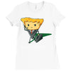what's in his briefqueso Ladies Fitted T-Shirt