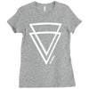 summer men casual triangle Ladies Fitted T-Shirt