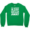 an arrow a day zombie dary Crewneck Sweatshirt