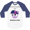 twilight has special eyes 3/4 Sleeve Shirt