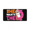 She Wants The D Dunkin Donuts License Plate