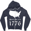 party like it's 1776 Zipper Hoodie