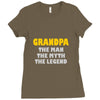 father's day grandpa gift funny grandpa shirt birthday gift for grandp Ladies Fitted T-Shirt
