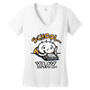 school...yaay! Women's V-Neck T-Shirt