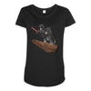 the darth king Maternity Scoop Neck T-shirt