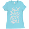 sex drugs rock n roll Ladies Fitted T-Shirt