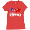 Finding Da Wae Shirt - Ugandan Knuckles Shirt Ladies Fitted T-Shirt