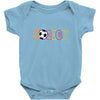 soccer neon rhinestud Baby Onesie