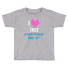 i love july especially the 4th Toddler T-shirt