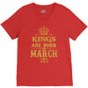 Kings Are Born In March V-Neck Tee