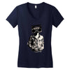 stereo head Women's V-Neck T-Shirt