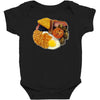funny full english breakfast, ideal gift or birthday present Baby Bodysuit