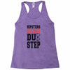 hipsters killed dubstep Racerback Tank