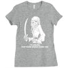 i'm smiling should scare u pirate skeleton Ladies Fitted T-Shirt