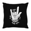 stand for heavy metal Throw Pillow