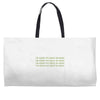 i am a ganius Weekender Totes