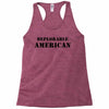 deplorable american Racerback Tank