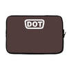 2x dot sticker vinyl decal d.o Laptop sleeve