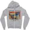 Edvard Munch Skrik Zipper Hoodie