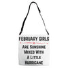 February girls Adjustable Strap Totes