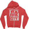 new york city Zipper Hoodie