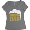brew dad Women's Triblend Scoop T-shirt