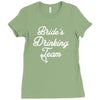 bride's drinking team diamond ring bachelorette Ladies Fitted T-Shirt